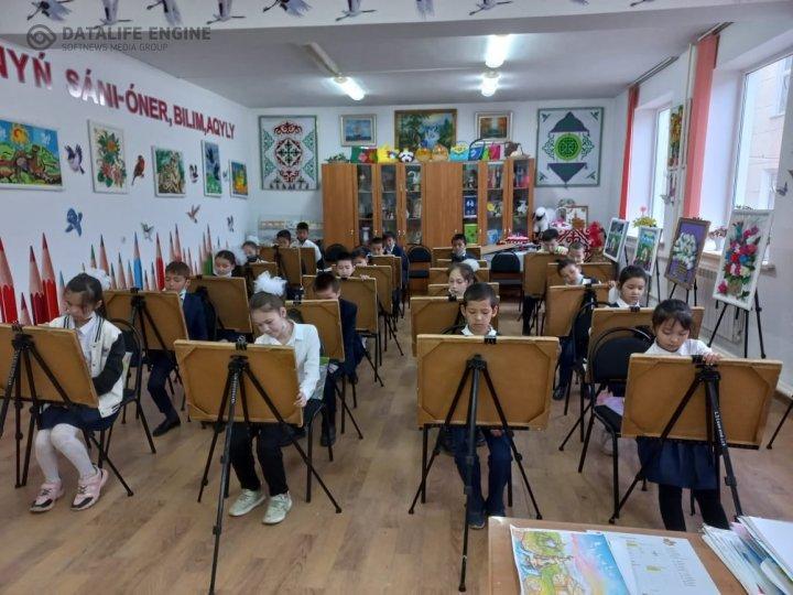 "Наурыз нұры" тақырыбында сурет салу сағаты