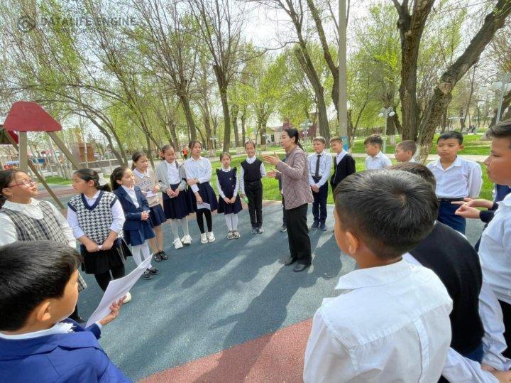 «Отбасыммен  мақтанамын!» тақырыбында  таза ауада сергіту тренинг