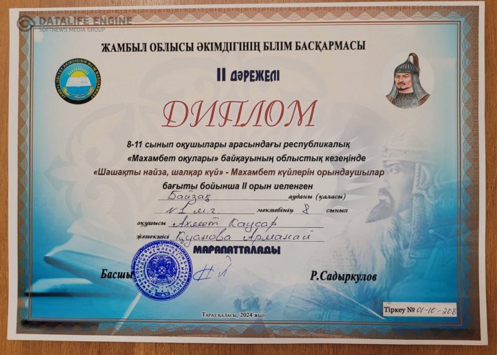 Облыстық ‘Махамбет оқулары “ байқауы
